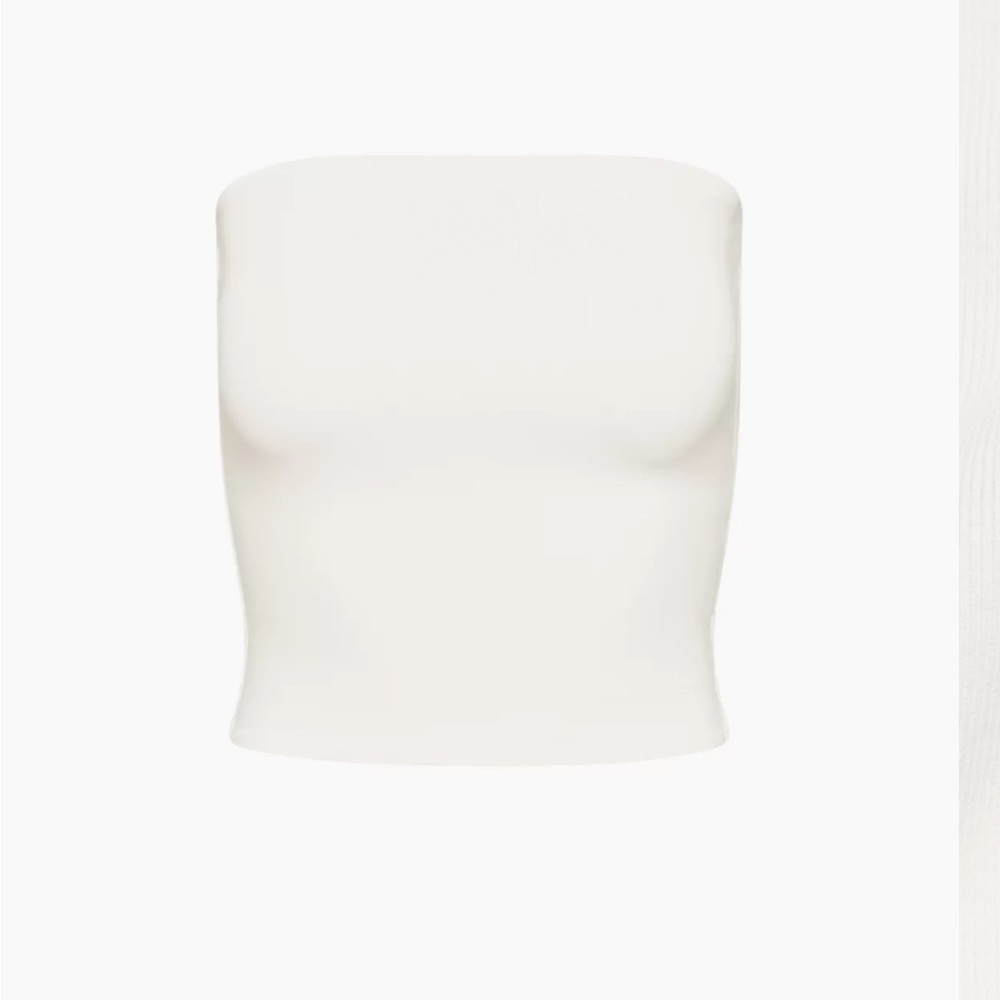 BNWT Babaton Contour Tube Top in Matte Pearl